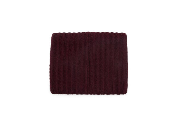 Dame hals m/delikat mønster vinrød Høst 