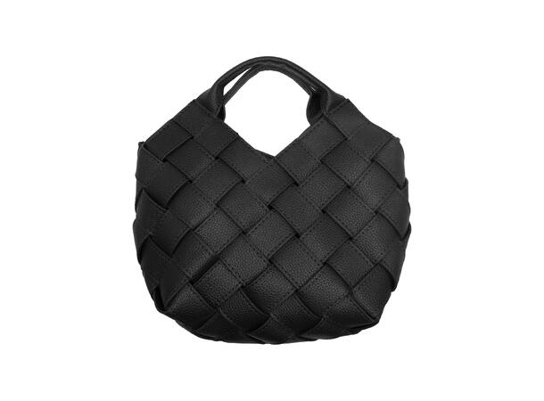 Håndveske "flettet" sort 