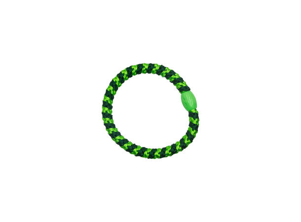 Hårstrikk multi "eple/mørk grønn" 