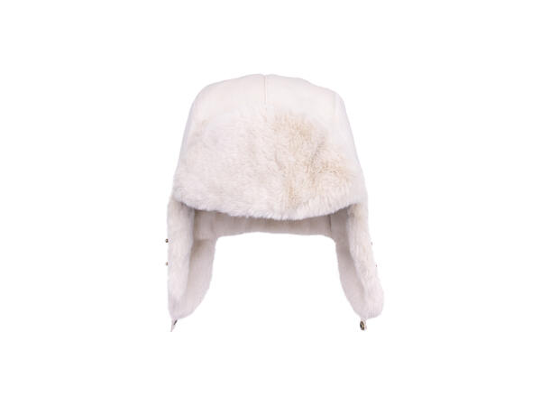 Lue m/øreklaffer offwhite* Høst 