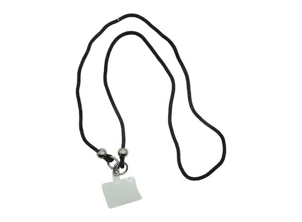 Mobilsnor enkel sort 