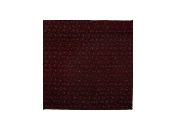 Santi 8cm silkeslips+lommetørkle mønster sett hengende plumme 