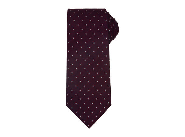 Santi 8cm silkeslips+lommetørkle mønster sett hengende plumme 