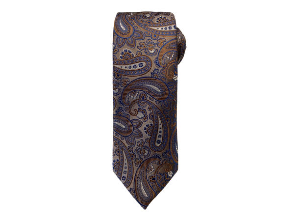 Santi Silkeslips paisley 7,5 cm beige 