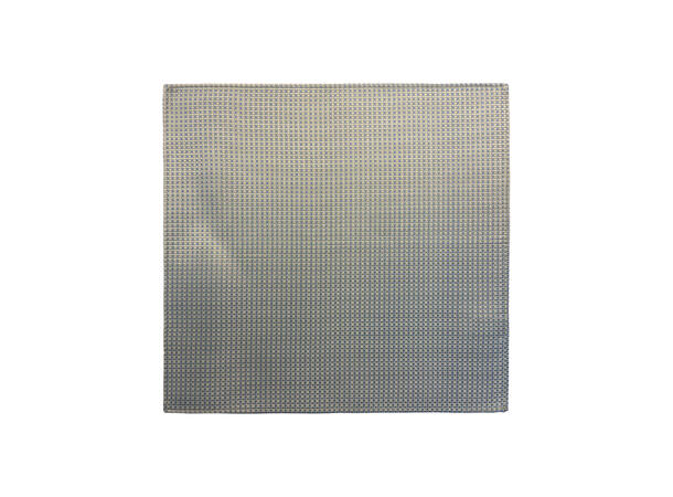 Santi silkeslips+lommetørkle mønstert sett hengende grønn 