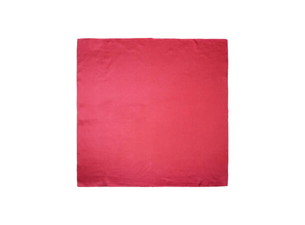 Skjerf ensfarget 70x70 korall 