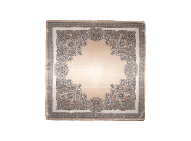 Skjerf klassisk SILKE 70x70 beige 