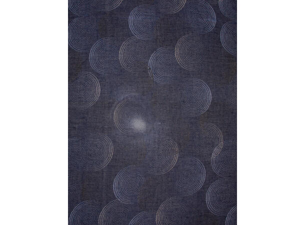 Skjerf m/sirkler 90x180 blå 