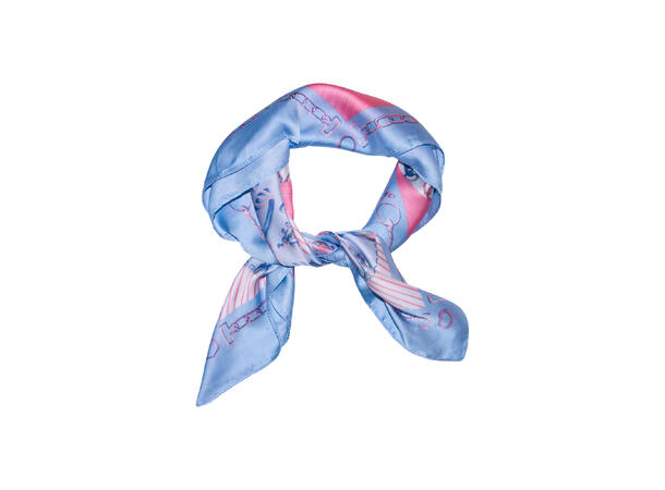 Skjerf seletøy 70x70 lys blå* 