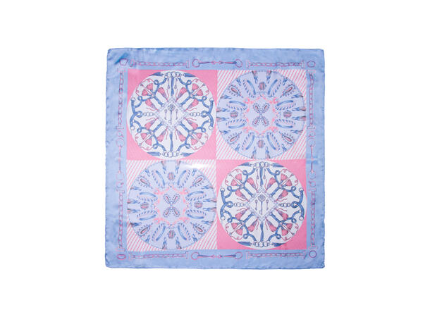 Skjerf seletøy 70x70 lys blå* 