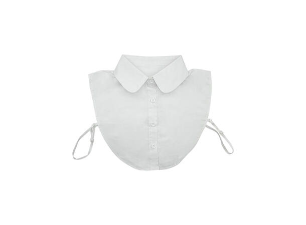 Skjortekrage klassisk knapper hvit (Bomull) 