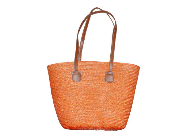 Veske "Summer" liten ensfarget orange SS26 