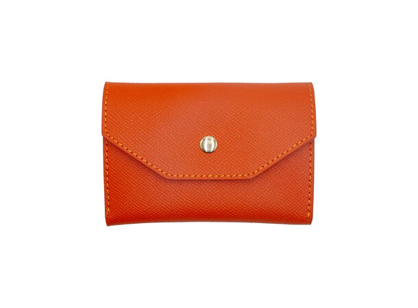 Veske til belter oransje m/gull 