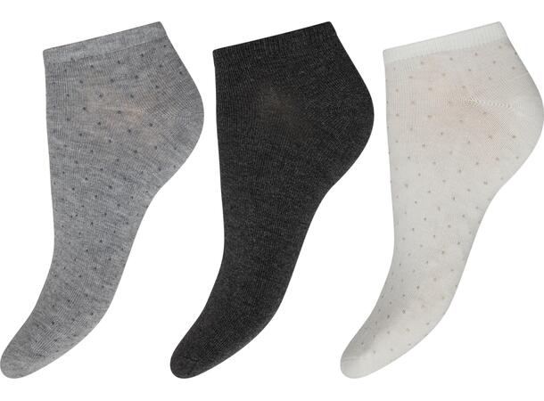 DECOY 3-pack sneaker sock bamb Multicolor 37-41 Økotex - SS26 