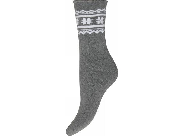 DECOY cosy X-MAS socks Light grey melange 37-41 - AW26 