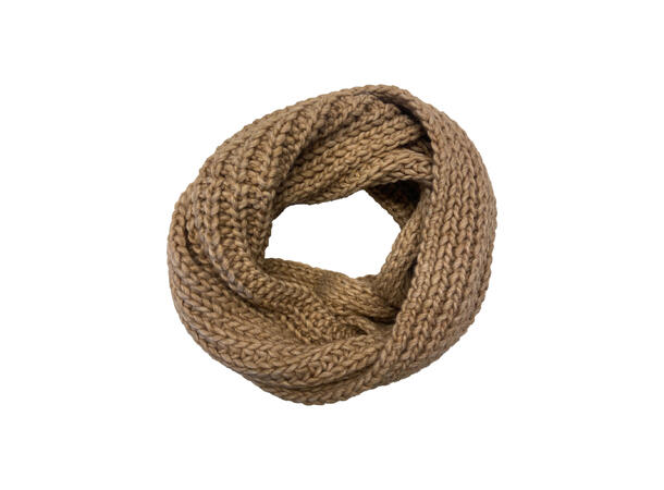 Dame Tube Grovstrikket 27x70cm natur Høst26 