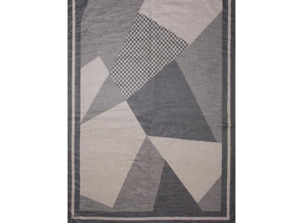 Dame flermønstret 65x180 grå Høst26 