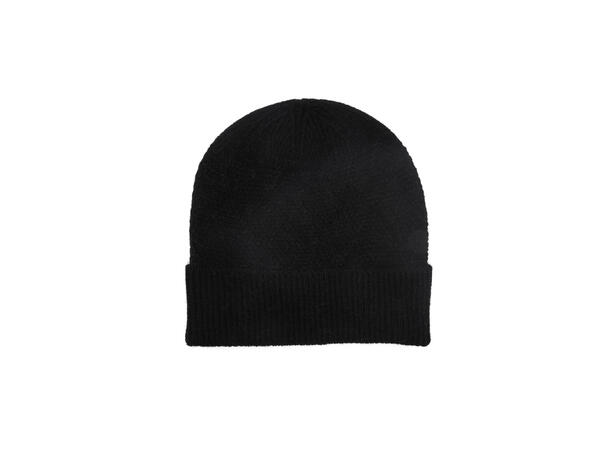 Dame lue m/mønster sort Høst 