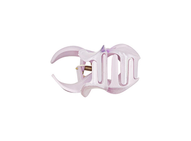 Hårklype blomst 2-farget lilla 