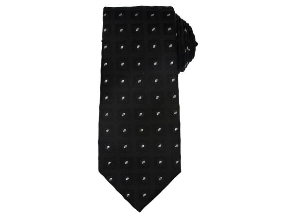 Santi Silkeslips 7,5 cm lurex sort 