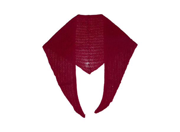 Sjal ensf. 47x180 vinrød Høst26 