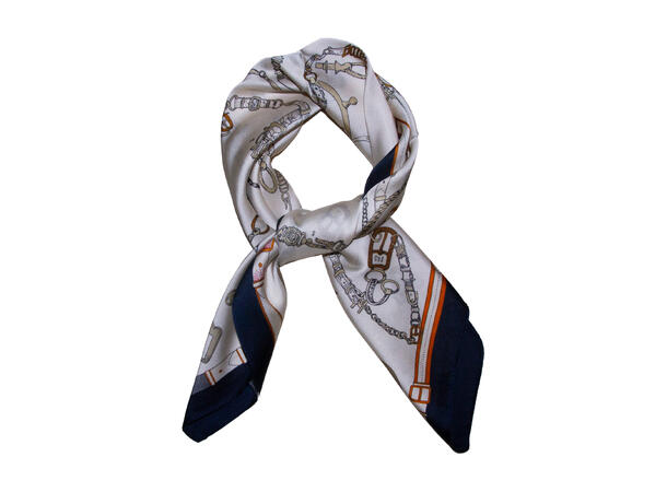 Skjerf "seletøy" 70x70 blå* 