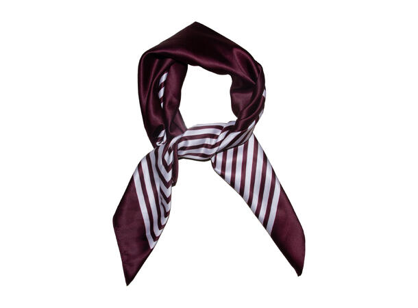 Skjerf klassisk 70x70 vinrød 