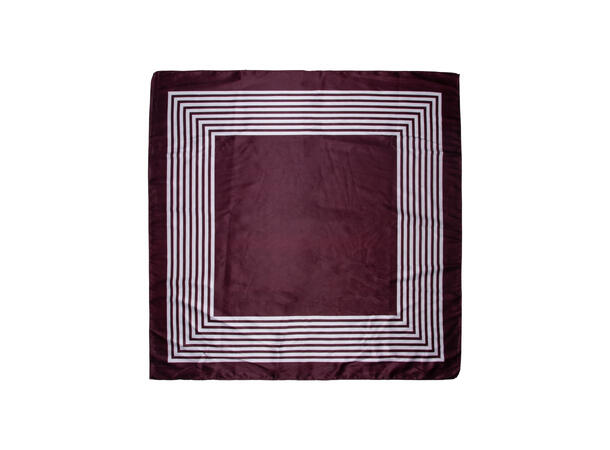 Skjerf klassisk 70x70 vinrød 