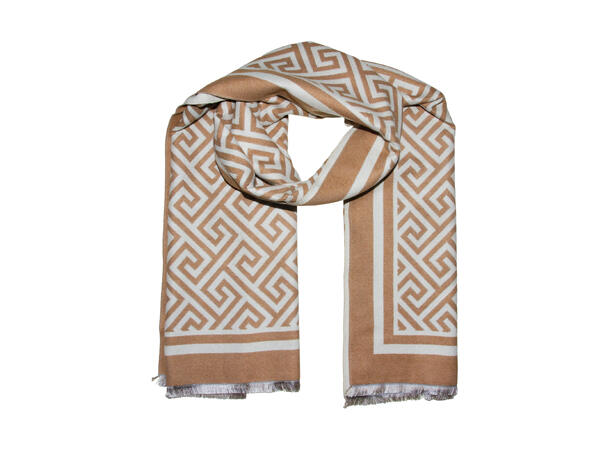 Skjerf labyrint 65x180 kamel Høst26 