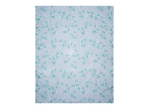 Skjerf m/blader 75x180 grønn* 