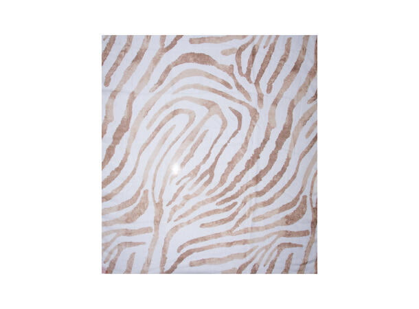 Skjerf m/dyreprint look 90x180 beige 
