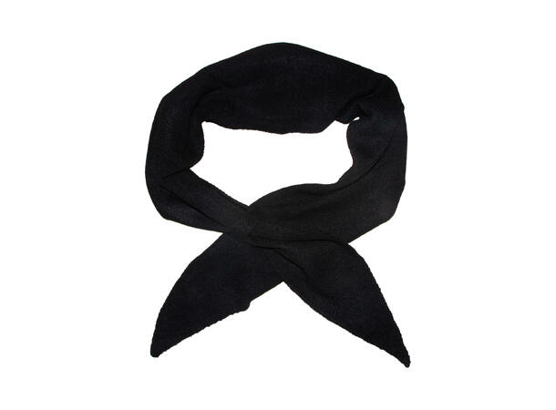 Skjerf triangel stor m/knyting 65x170 Sort Høst26 