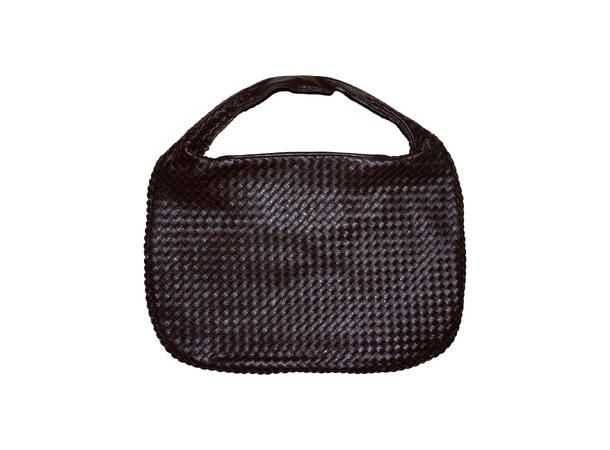 Veske flettet stor coffee 