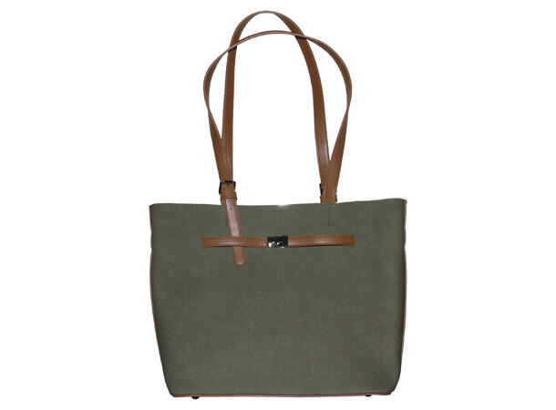 Veske stor m/ tilleggsveske grønn 