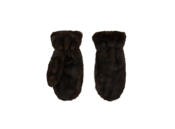 Vott pels look mørk brun Høst 