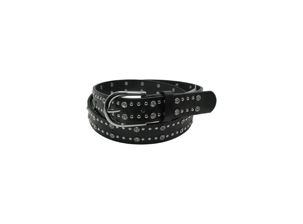 Belte 3,5cm m/små & store studs  sort 
