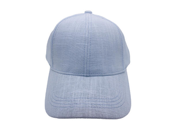 Caps "summer" lin lys blå SS26 