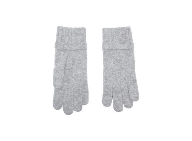 Dame vante m/mønster grå Høst 