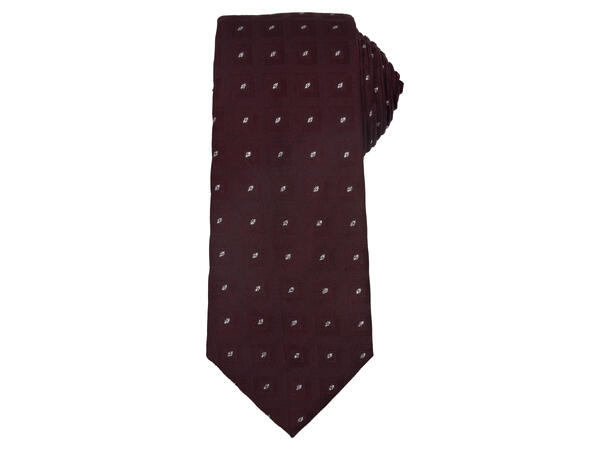 Santi Silkeslips 7,5 cm lurex vinrød 