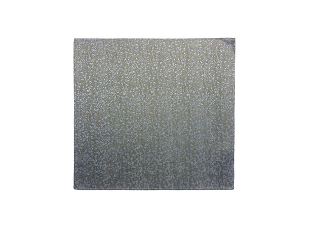 Santi silkeslips+lommetørkle mønstert* sett hengende grønn 