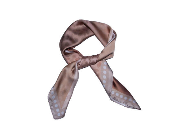 Skjerf animal 70x70 brun 