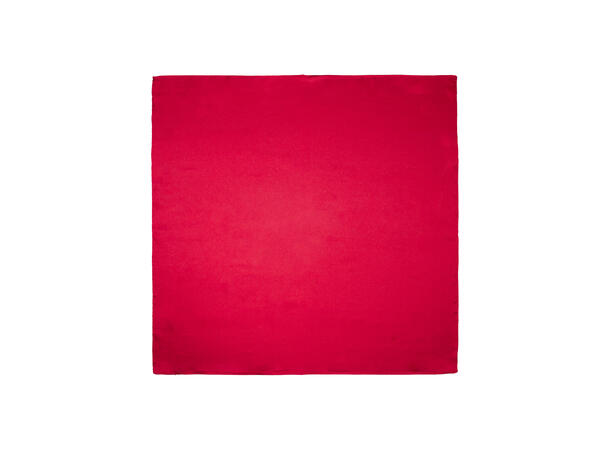 Skjerf ensfarget 70x70 rød 