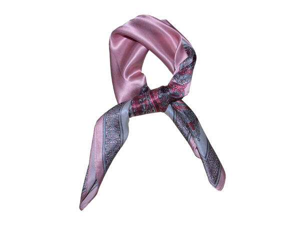 Skjerf klassisk SILKE 70x70 rosa 