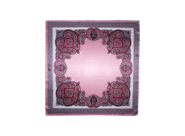 Skjerf klassisk SILKE 70x70 rosa 