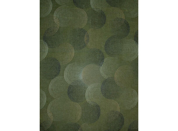 Skjerf m/sirkler 90x180 grønn 