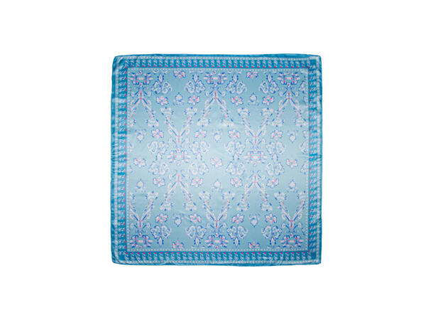 Skjerf paisley 70x70 turkis* 