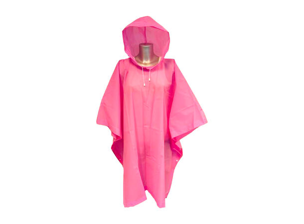 Bodø Poncho Regn 130x200cm rosa 
