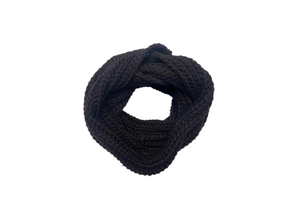 Dame Tube Grovstrikket 27x70cm brun Høst26 