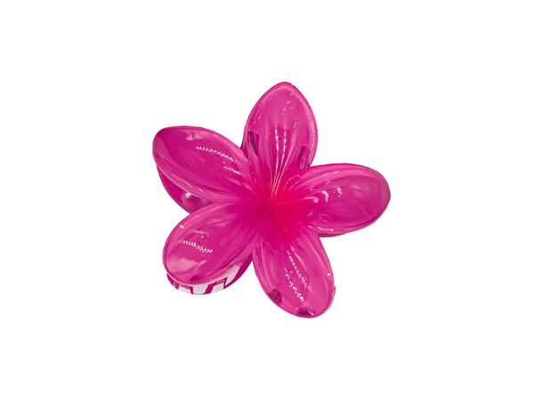 Hårklype blomst ensfarget fuksia 