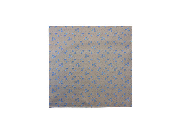 Santi silkeslips+lommetørkle mønstert* sett hengende beige 